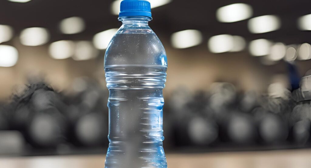 butelka wody na siłowni